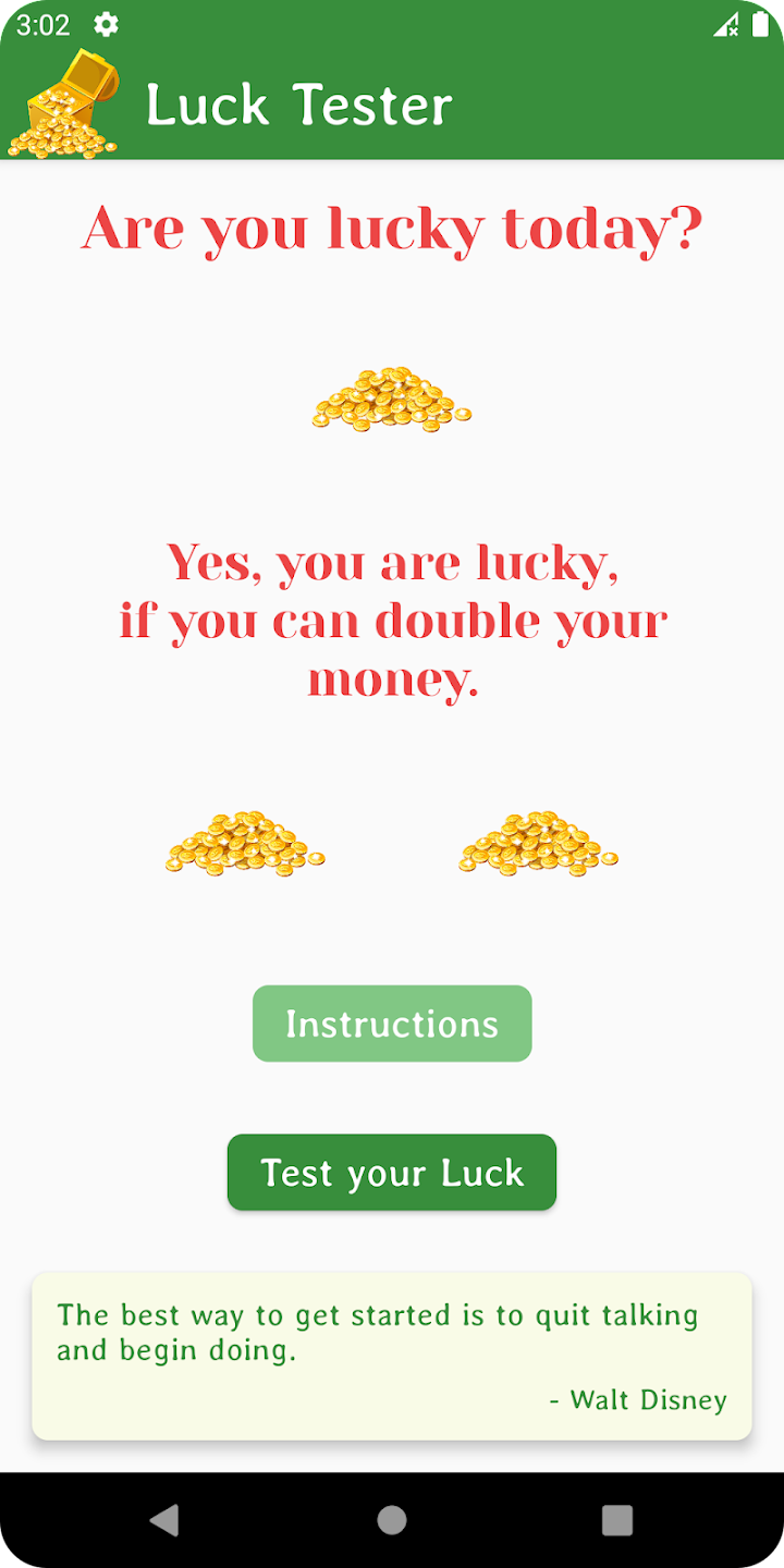 Luck Tester - Invent High Apps