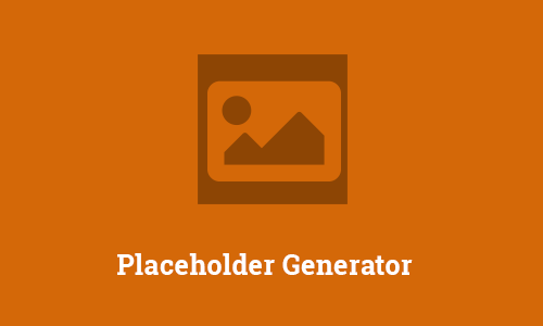 Free Online placehoder Generator
